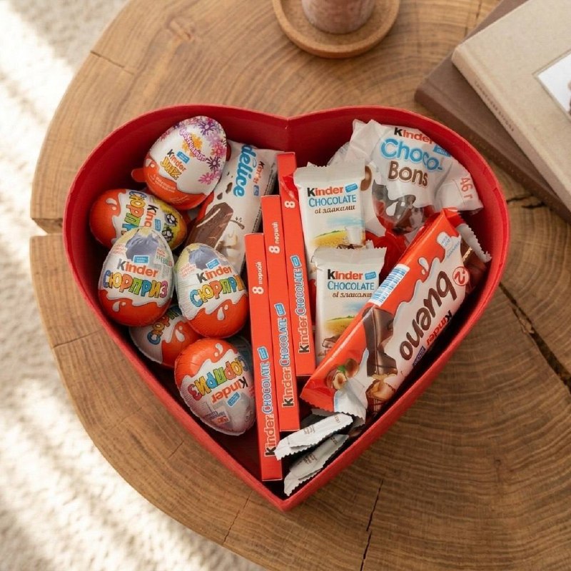 Сладкое сердце Kinder: Большой подарочный набор